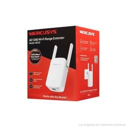 EXTENSOR DE WIFI CON RJ45 DUAL BAND MERCUSYS + 1200 MBITS + AC1200 ME30