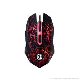 Mouse con luces  Gamer  USB 2400 DPI RP-B0506NA