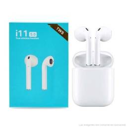 Auriculares estreo inalmbricos bluetooth i11 tws Blanco