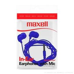 Auriculares con micrfono in-ear Maxell Azul