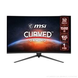 Monitor Gamer MSI Optix 32" FHD Curvo / 165 Hz / 1 ms / AG32CR