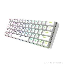 Teclado Gamer mecanico Atrix / RGB / Compatible con consolas / 60%