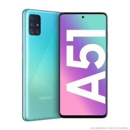 Samsung A51 de 128GB / Libre / Celeste