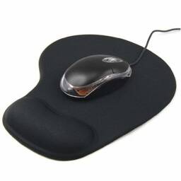 MOUSEPAD CON GEL NEGRO LOGILILY L1108