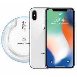 Apple Iphone X 256GB Fantasma + Vidrio Templado + Cargador Inalmbrico 